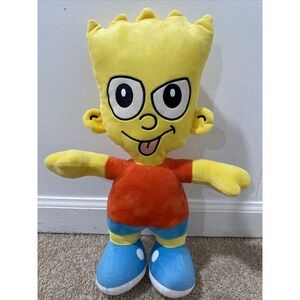 The Simpsons 20th Television Canada Bart Simpson Imports Dragon 17” Plush
